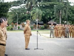 Sekda Ketapang Pimpin Apel Kesiapan Penanggulangan Bencana Karhutla