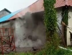 Ledakan dan Percikan Api serta Lumpur di Ponpes Nurul Amaliyah Wajok Hilir Bikin Geger