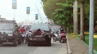 Ini Kronologi Terbakarnya Mobil Pick Up di Jembatan Kapuas I dan Hantam Dua Mobil Dibelakangnya