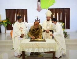 Sekda Ketapang Resmikan Gereja Stasi ST Ambrosius Sukaria dan Paroki ST Stefanus