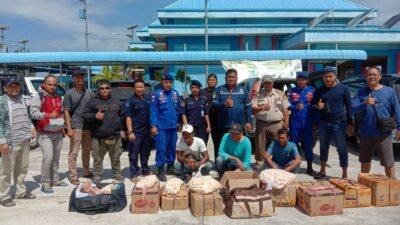 Dua Tersangka Penyelundup Telur Penyu Ilegal Dibekuk Ditpolairud Polda Kalbar