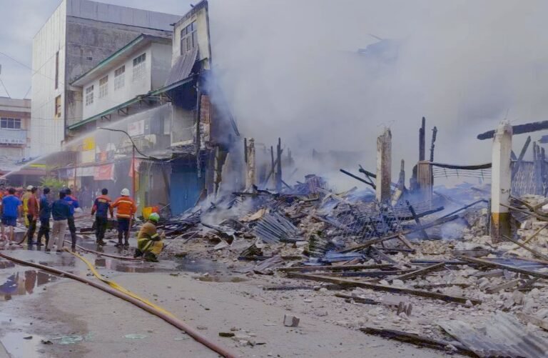 Kasus Penjarahan di Ruko Bekas Kebakaran Pasar Sungai Durian Sintang Berakhir Damai