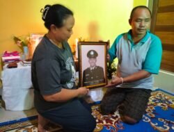 Bripda Ignatius Sosok Perhatian Dengan Keluarga