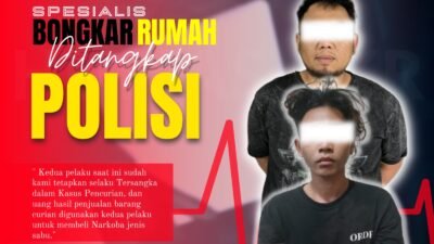Komplotan Spesialis Bobol Rumah di Kubu Raya Ditangkap, Hasil Curian Dibelikan Sabu