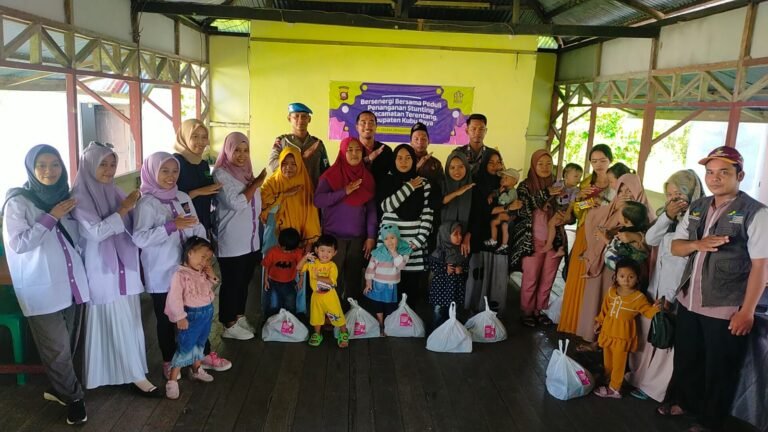 Kolaborasi RPA dan Polda Kalbar Berupaya Entaskan Stunting di Terentang Kubu Raya