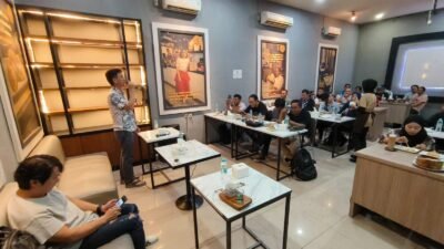 Jalin Keakraban, Aming Coffee Gelar Ngopi Bareng Media