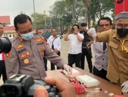 Polresta Pontianak Musnahkan 4 Kg Sabu Hasil Pengungkapan di Pelabuhan