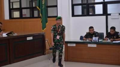 Pengadilan Militer Dakwa Prajurit TNI Pembunuh Mantan Tunangan di Sambas Hukuman Mati