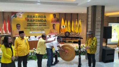 Golkar Sintang Gelar Rakerda dan Rapimda, Target Menang Pemilu 2024