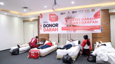 Peduli Akan Kebutuhan Stok Darah,  ASTON Pontianak dan TRANSERA Hotel Gelar Donor Darah