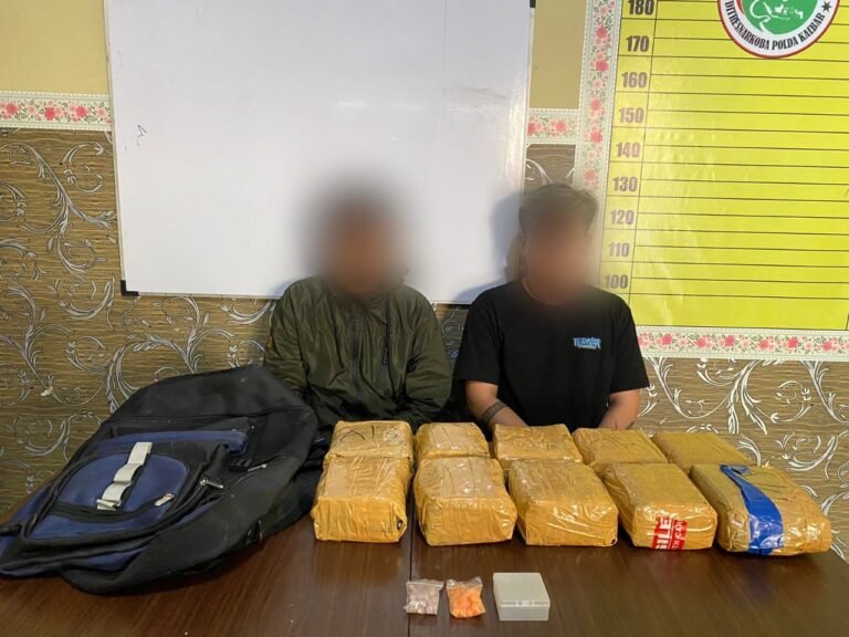 Bawa Sabu 10 Kg Asal Malaysia Dua Pria Diringkus Tim Gabungan