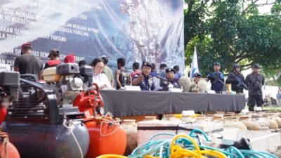 KKP Tangkap 3 Kapal Pelaku Pengangkatan BMKT Ilegal