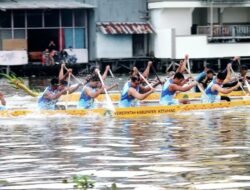 30 Tim Ikuti Lomba Dayung Perahu Naga Danlanal Ketapang