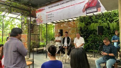 Tumbuhkan Spirit Olympism, Okto Ngobrol dengan Anak Muda Pontianak