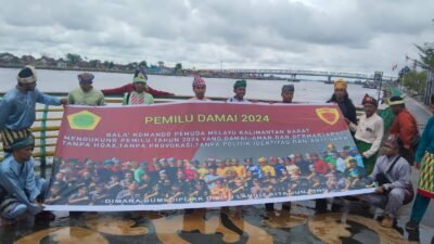 Bala Komando Pemuda Melayu Kalbar Deklarasikan Pemilu Damai