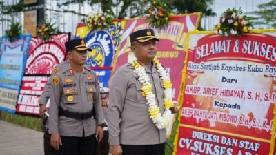 AKBP Wahyu Jati Wibowo Resmi Komandoi Polres Kubu Raya