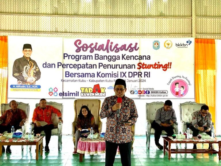 Anggota Komisi IX Turun Langsung Edukasi Cegah Stunting di Kecamatan Kubu