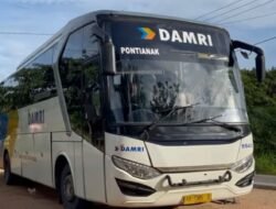 Bus Damri Sintang-Pontianak Mogok di Tayan, Ternyata Bahan Bakar Habis