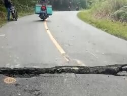 Jalan Perbatasan di Kapuas Hulu Amblas, Warga Diminta Waspada