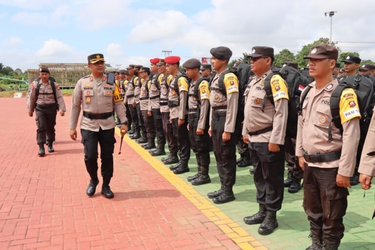 358 Personil Polres Kubu Raya Siap Amankan Pemilu 2024