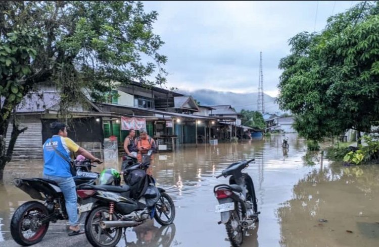 Tujuh Desa di Kabupaten Landak Terendam Banjir, Akses Jalan Putus