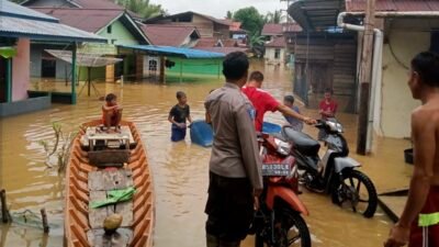 Enam Desa di Kecamatan Kuala Behe Landak Terendam Banjir