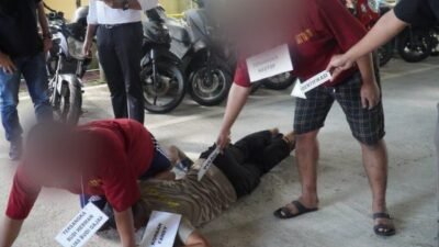 Polisi Gelar Rekontruksi Kasus Ibizza Pontianak, 15 Adegan Tiga Tersangka Tewaskan Korban