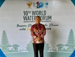 Wakili Bupati, Sekda Ketapang Hadiri World Water Forum ke-10 di Bali