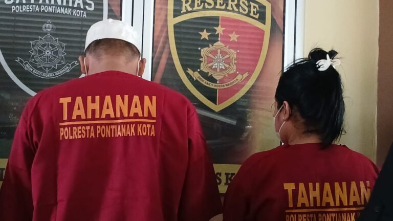 Residivis Pasutri Pelaku Curanmor di 11 TKP Kota Pontianak Diamankan Polisi