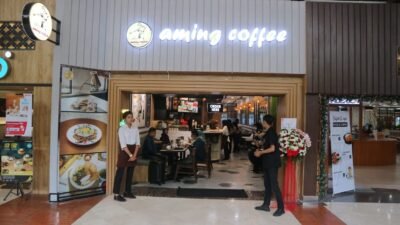 Aming Coffee Kini Hadir di Terminal 2D Bandara Soetta Tangerang