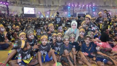 Puncak Hari Anak Nasional di Papua, 2 Anak Kalbar Tampil di Depan Presiden Jokowi