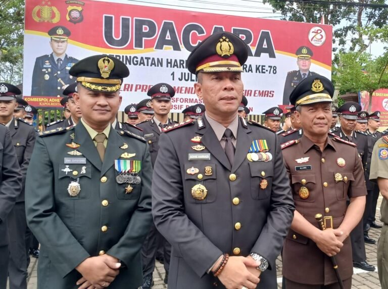 HUT Polri ke 78, Instruksi Kapolresta ke Anggota Jaga Masyarakat Kota Pontianak