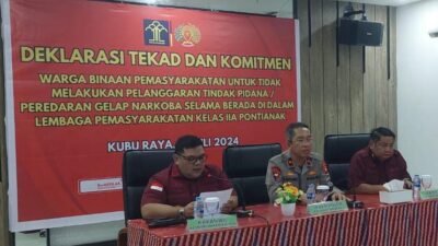 Ungkap Jaringan Narkoba Didalam Lapas, Kakanwil Kemenkumham Kalbar Sebut Berkolaborasi Dengan Polisi