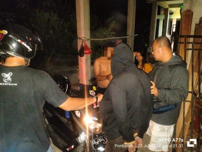 Dua Pelaku Curanmor di Kios Bensin Jl Raya Km 4 Ngabang Ditangkap Polisi
