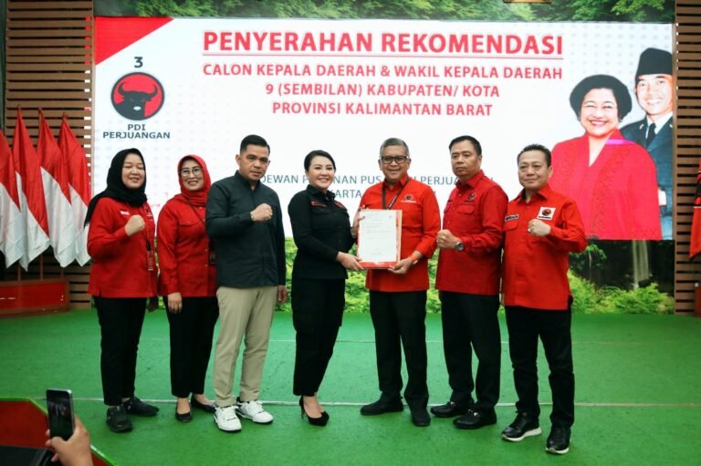 Dapat Rekomendasi PDI P, Enam Parpol Telah Bergabung di Koalisi Karolin-Erani pada Pilkada Landak