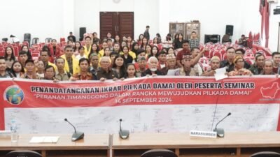 Bantu Ciptakan Pilkada Damai, IWO Landak Gelar Seminar Bersama Timanggong Adat