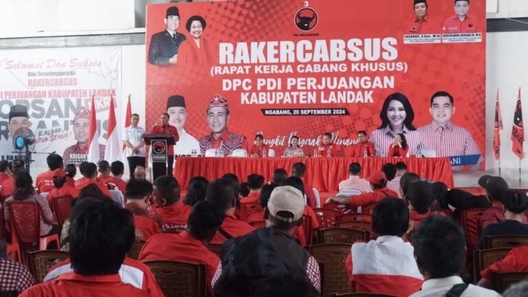 Konsolidasikan Pemenangan Karolin-Erani Serta Norsan-Krisantus, PDIP Landak Gelar Rakercabsus