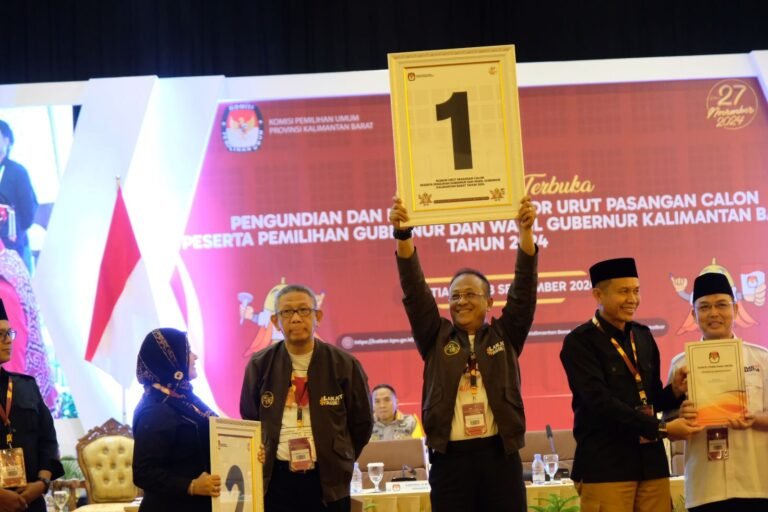 Dapat Nomor 1 di Pilgub Kalbar 2024, Midji-Didi: Ini Pasangan Yang Dikehendaki Karena Kompak