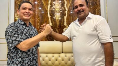 Norsan Bertemu Tokoh Sanggau Haji Munawar, Diskusi Bangun Daerah