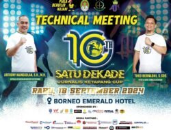 Jurnalis Ketapang Cup Seri ke-10 Dimulai, Sejumlah Pemain Profesional Tampil