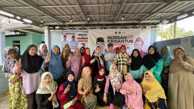 Norsan Cagub Pertama yang Jejakkan Kaki di Kalang Bahu Sambas, Warga Sampaikan Aspirasi