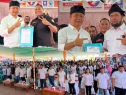 Alexander Wilyo Lantik Relawan Patih Sapu Rantau dan Sapu Jagat untuk Pemenangan Pilkada Ketapang
