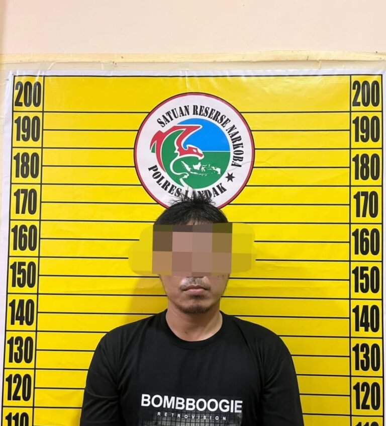 Satresnarkoba Polres Landak Bekuk Pengedar Sabu di Kecamatan Menjalin