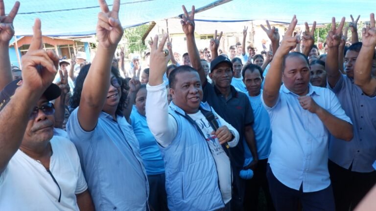 Kampanye di Mempawah Hulu, Heri Saman Sebut Pembenahan Infrastruktur Jadi Program Prioritas