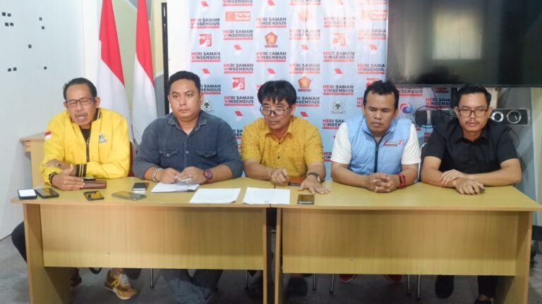Tim Pemenangan Heri Saman-Vinsensius Klarifikasi Ketidakhadiran Pertemuan di Bawaslu Landak