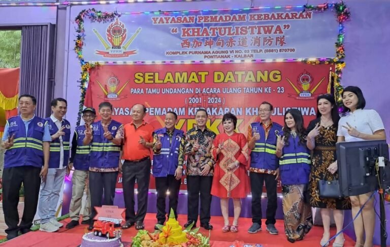 Calon Gubernur Kalimantan Barat, Ria Norsan Hadiri Perayaan Hari Ulang Tahun ke 23 Yayasan Pemadam Kebakaran Khatulistiwa Pontianak