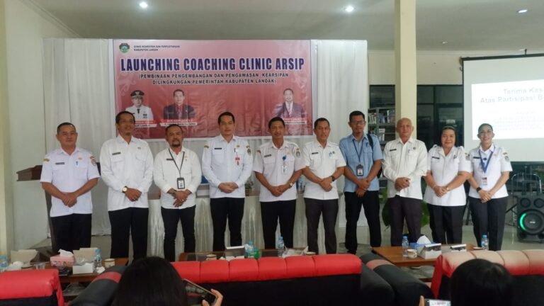 Tingkatkan Tata Kelola Kearsipan, DKP Landak Luncurkan Inovasi Program Ruang Coaching Clinic Kearsipan