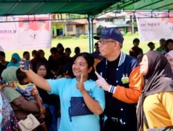 Bang Midji Datang Lagi ke Desa Nanga Sokan, Janjikan Pembangunan Jalan Tuntas Dalam Satu Tahun Anggaran