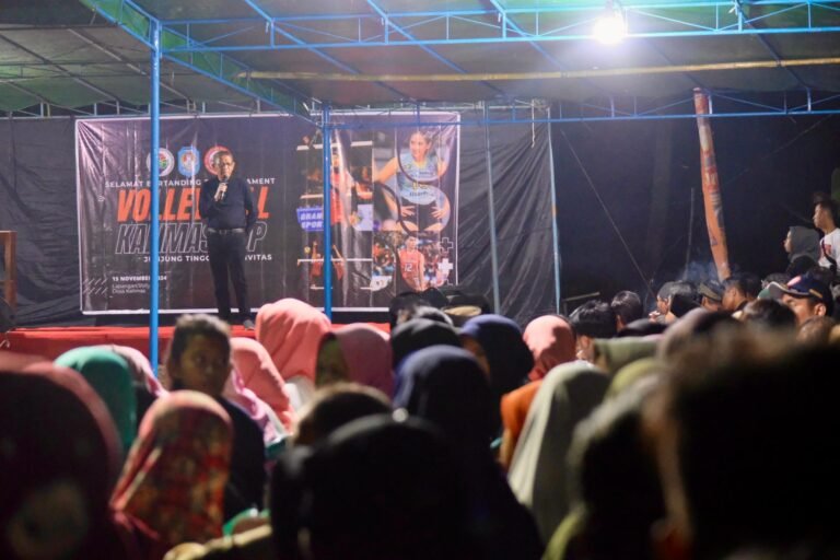 Buka Turnamen Volleyball Kalimas Cup, Midji Cerita Pernah Bergabung di Klub Voli Terkuat di Pontianak