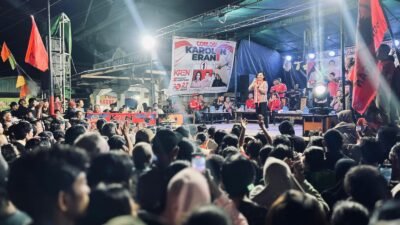 Kampanye di Sebadu, Karolin: 40 Persen Anggaran Kita Untuk Pembangunan Jalan dan Jembatan